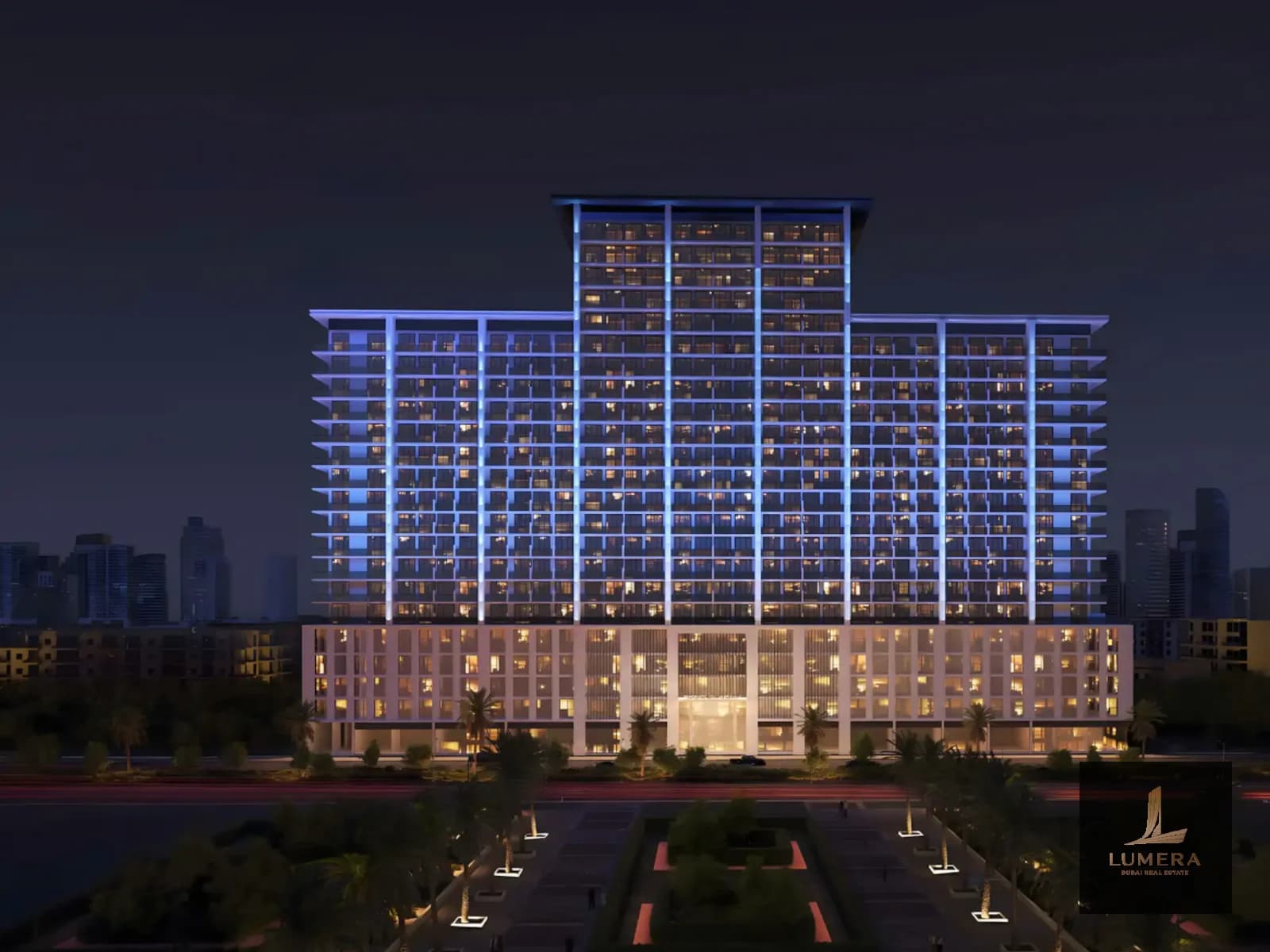 Binghatti Amberhall, District 13, Jumeirah Village Circle, Dubai.