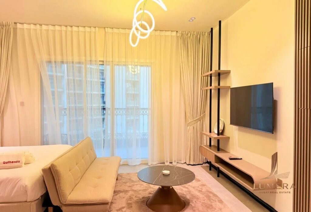 XL Layout Studio | Fully Furnished | Stunning Pool View | Burj View Residence, Arjan