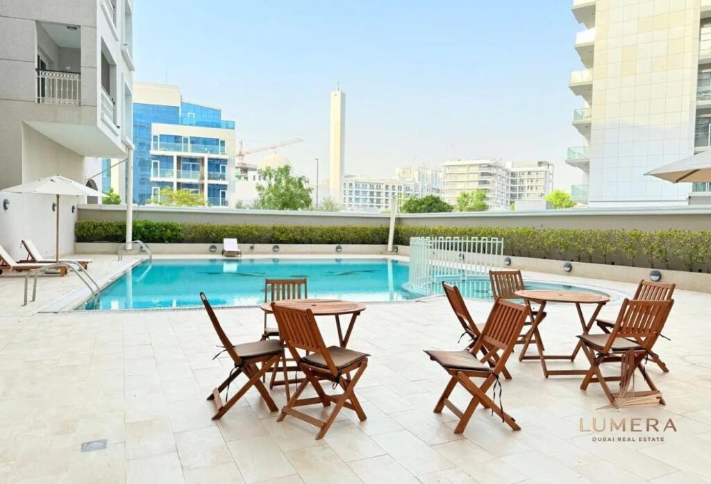 XL Layout Studio | Fully Furnished | Stunning Pool View | Burj View Residence, Arjan