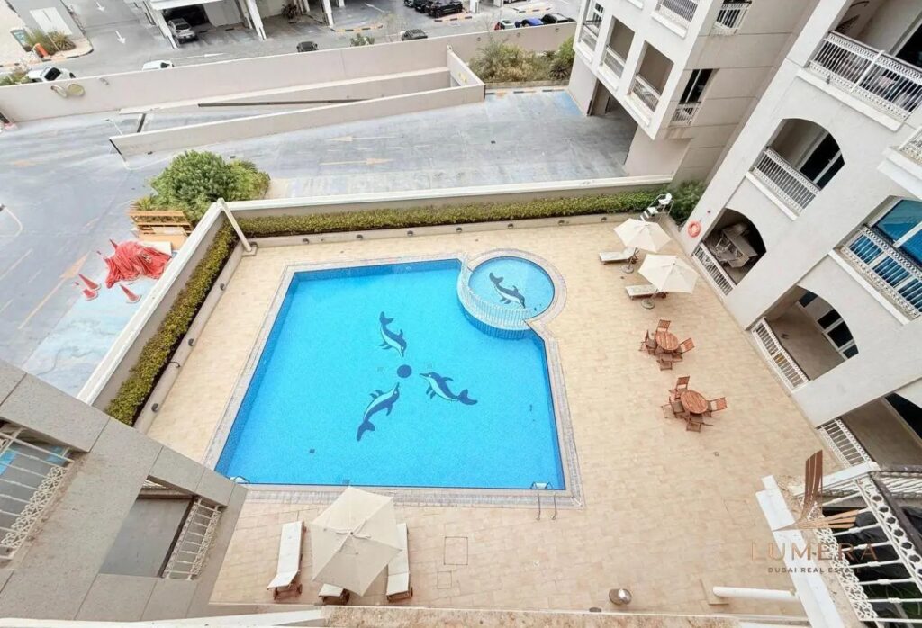 XL Layout Studio | Fully Furnished | Stunning Pool View | Burj View Residence, Arjan