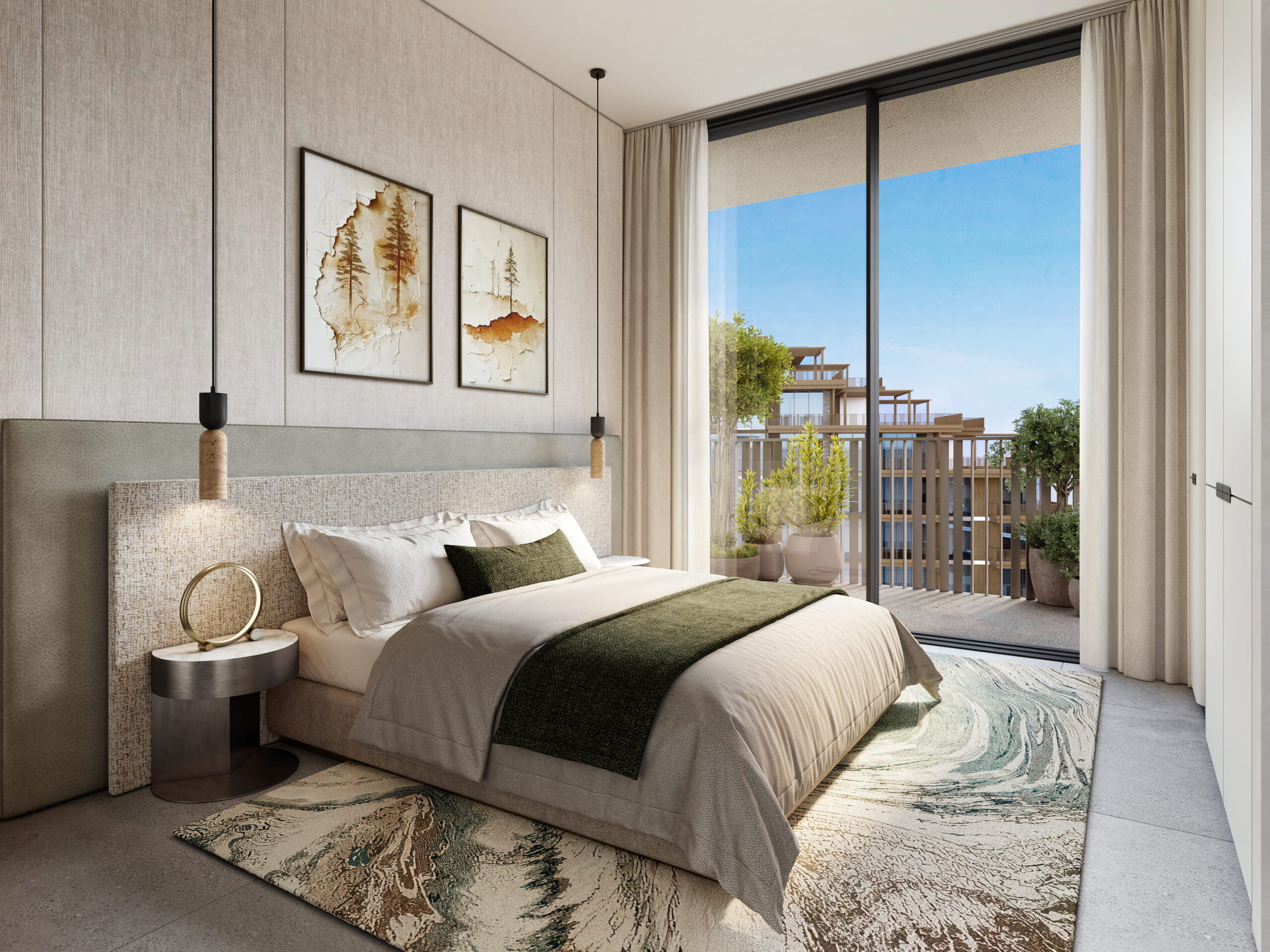 1BR bedroom