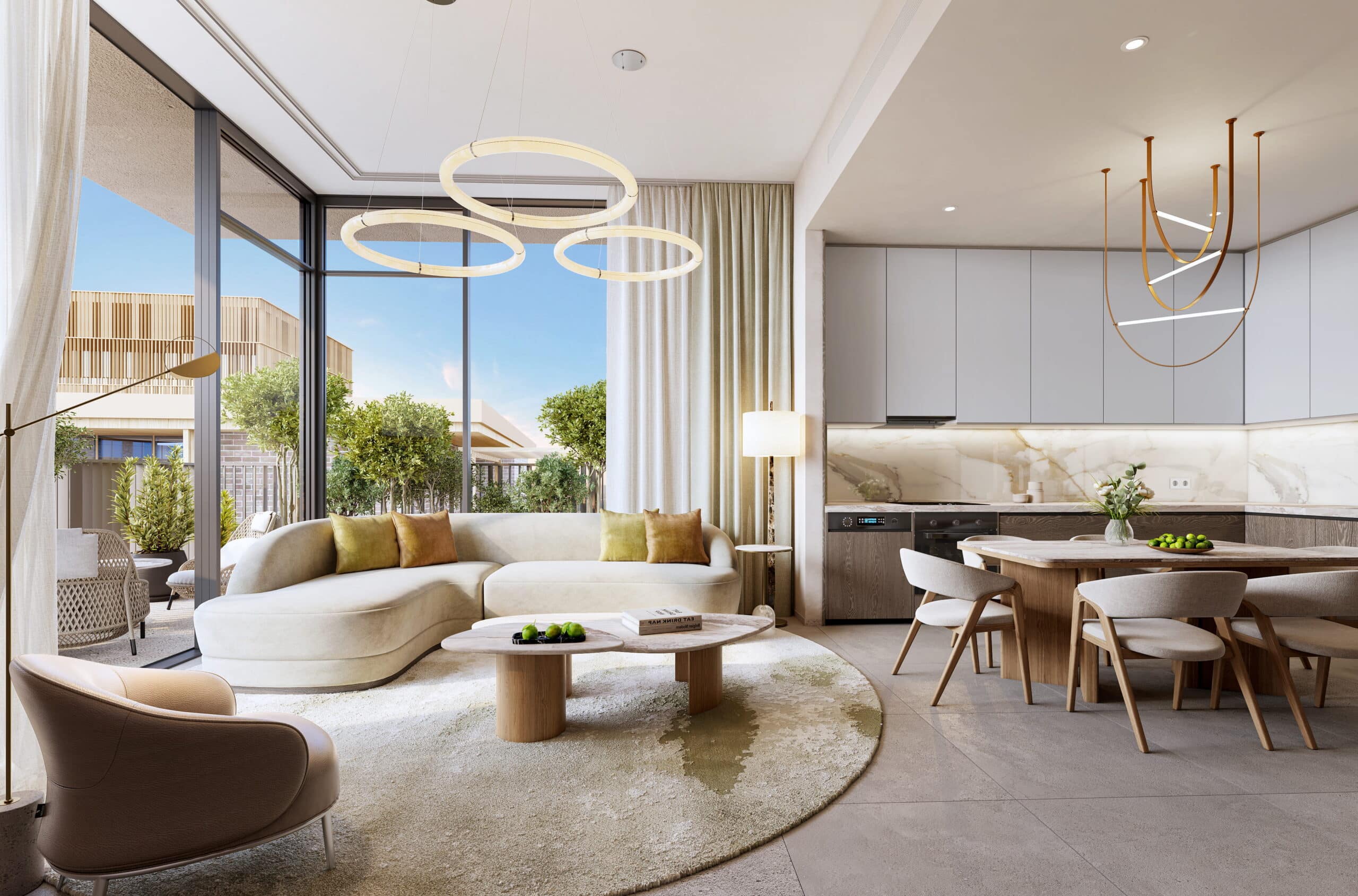 2BR living room