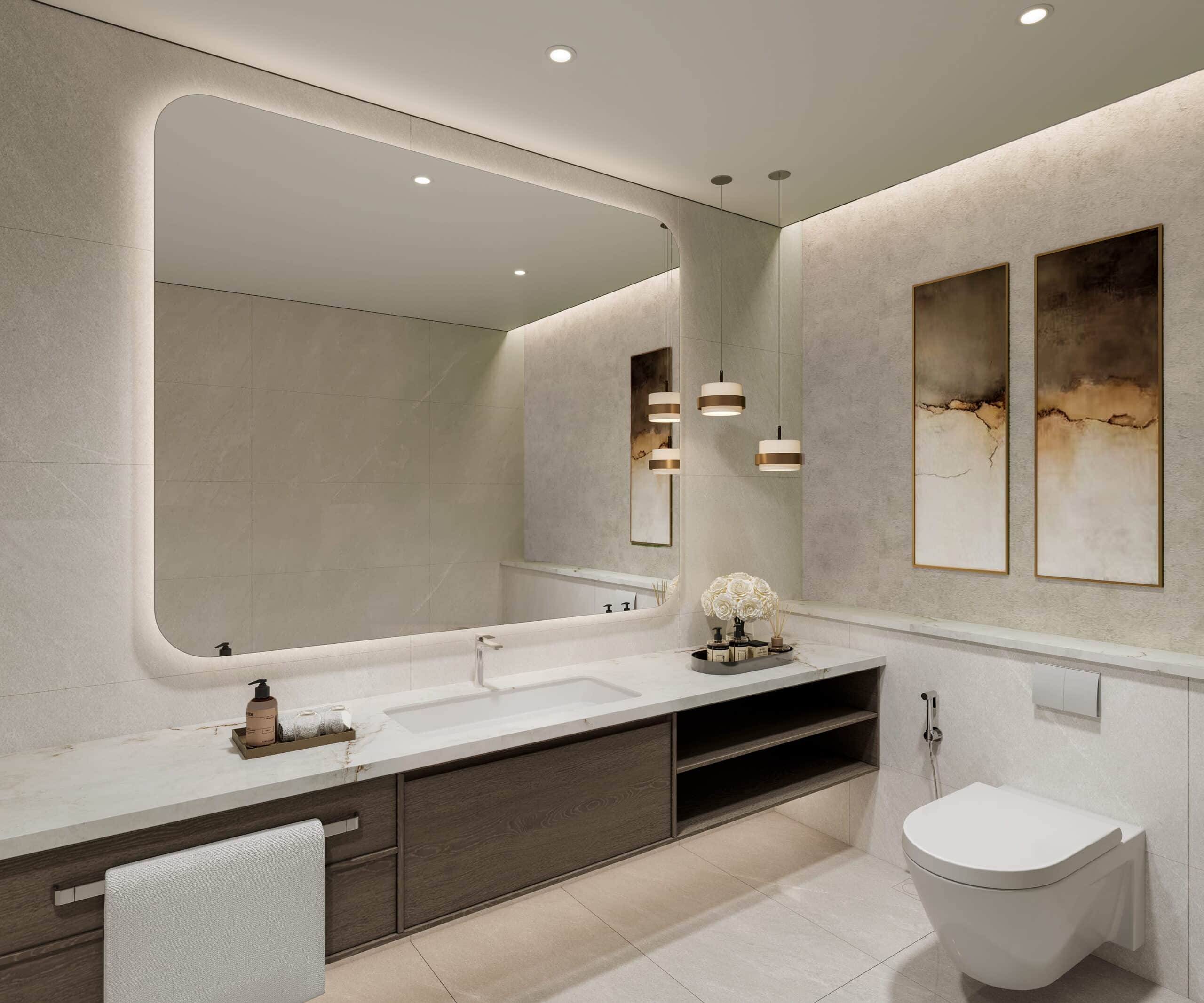 2BR powder room