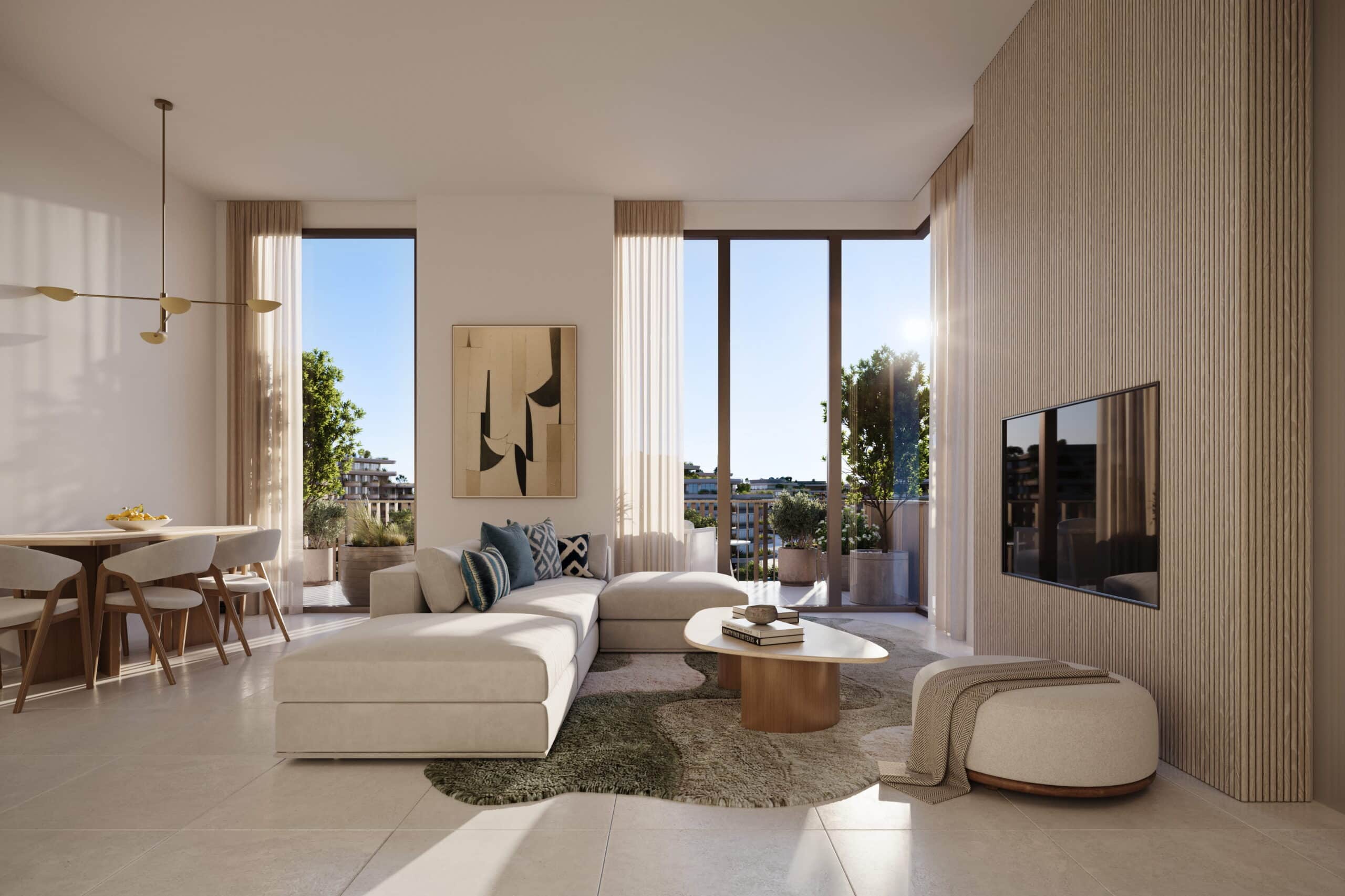 Living and dining