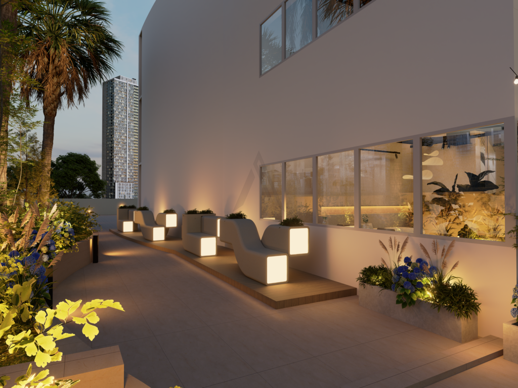 Luxury 1 BR | Corner Unit | Community View | Amaris Residence