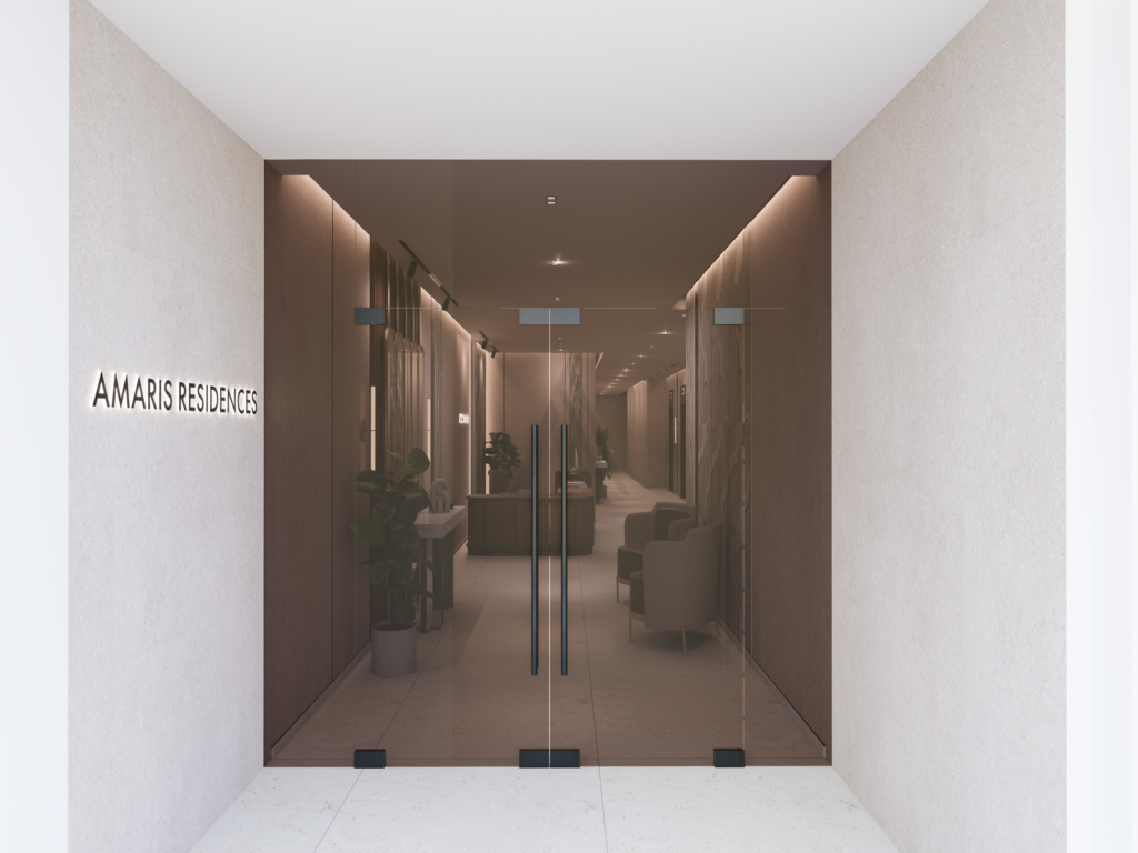 Luxury 1 BR | Corner Unit | Community View | Amaris Residence